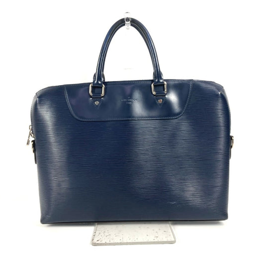 LOUIS VUITTON Business bag M51177 Epi Leather Navy Epi Porto de Cumanjour PDJ mens Used Authentic