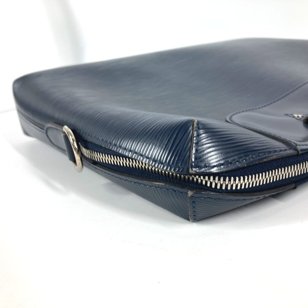 LOUIS VUITTON Business bag M51177 Epi Leather Navy Epi Porto de Cumanjour PDJ mens Used Authentic