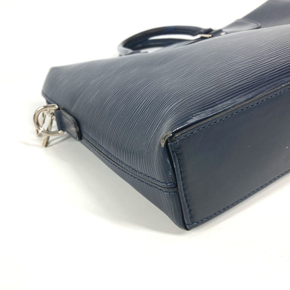 LOUIS VUITTON Business bag M51177 Epi Leather Navy Epi Porto de Cumanjour PDJ mens Used Authentic