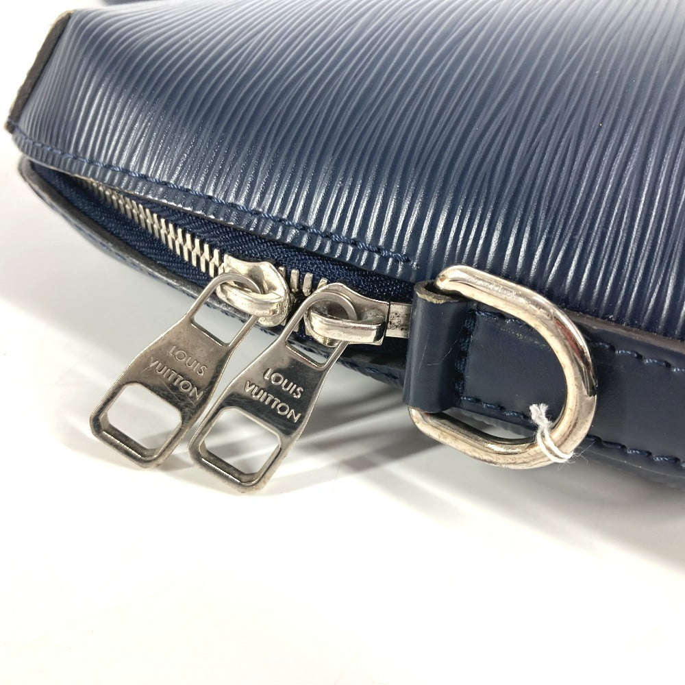 LOUIS VUITTON Business bag M51177 Epi Leather Navy Epi Porto de Cumanjour PDJ mens Used Authentic