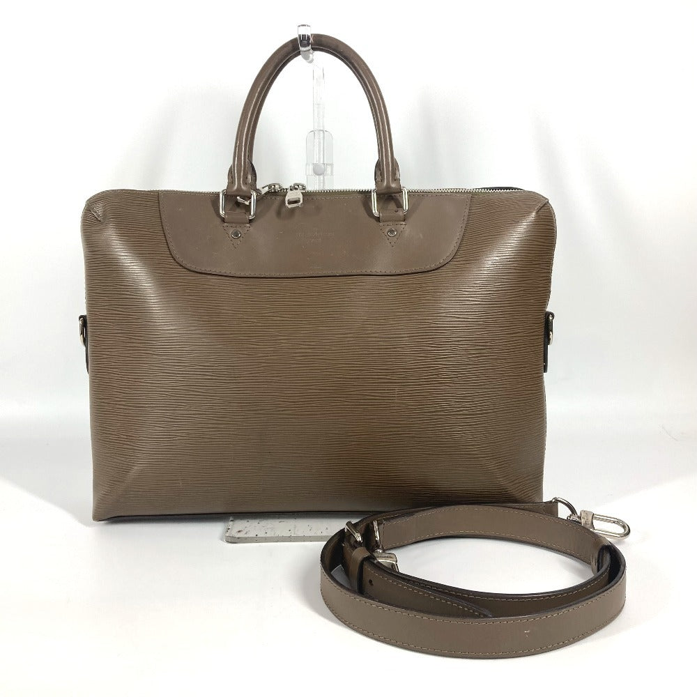 LOUIS VUITTON Business bag M50166 Epi Leather Brown Epi Porto de Cumanjour PDJ mens Used Authentic