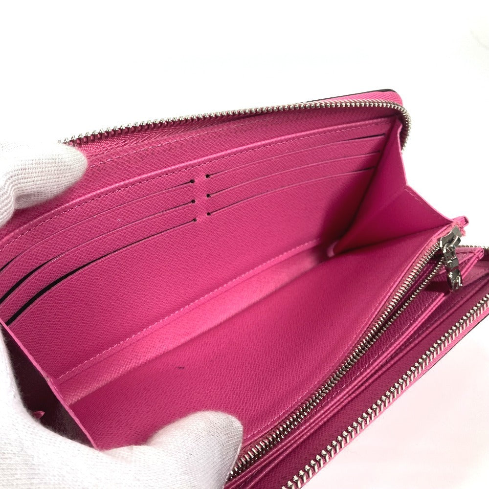 LOUIS VUITTON Long Wallet Purse M69347 Epi Leather pink Epi Zippy wallet unisex(Unisex) Used Authentic