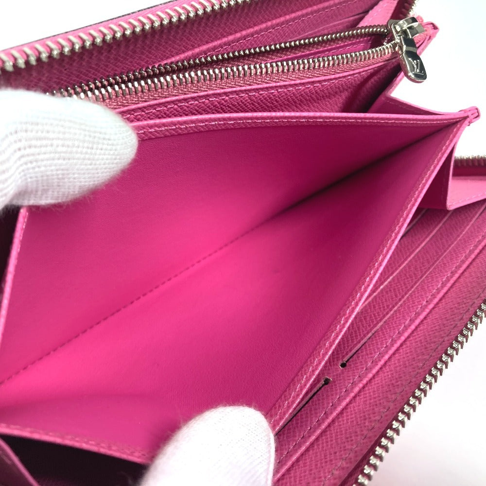 LOUIS VUITTON Long Wallet Purse M69347 Epi Leather pink Epi Zippy wallet unisex(Unisex) Used Authentic