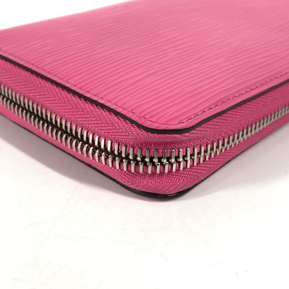 LOUIS VUITTON Long Wallet Purse M69347 Epi Leather pink Epi Zippy wallet unisex(Unisex) Used Authentic