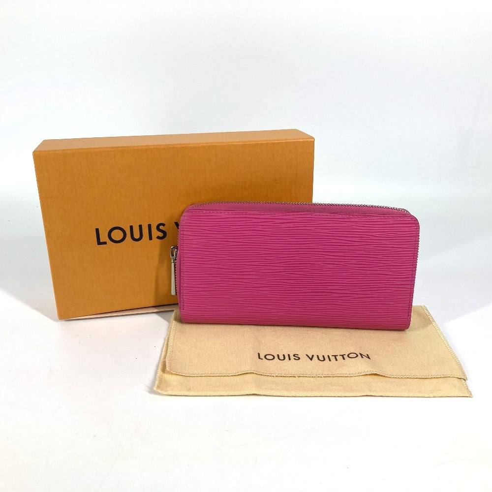 LOUIS VUITTON Long Wallet Purse M69347 Epi Leather pink Epi Zippy wallet unisex(Unisex) Used Authentic