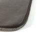 FENDI Clutch bag leather Brown vintage FF logo Women Used Authentic
