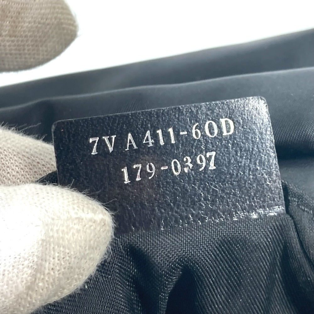 FENDI Shoulder Bag 7VA411 Nylon, Leather black Instar Eye logo FANTASTIC
