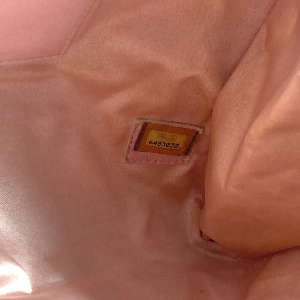 CHANEL Handbag Nylon canvas pink Gamaguchi