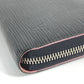 LOUIS VUITTON Long Wallet Purse M69386 Epi Leather gray Epi Zippy wallet unisex(Unisex) Used Authentic