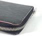 LOUIS VUITTON Long Wallet Purse M69386 Epi Leather gray Epi Zippy wallet unisex(Unisex) Used Authentic