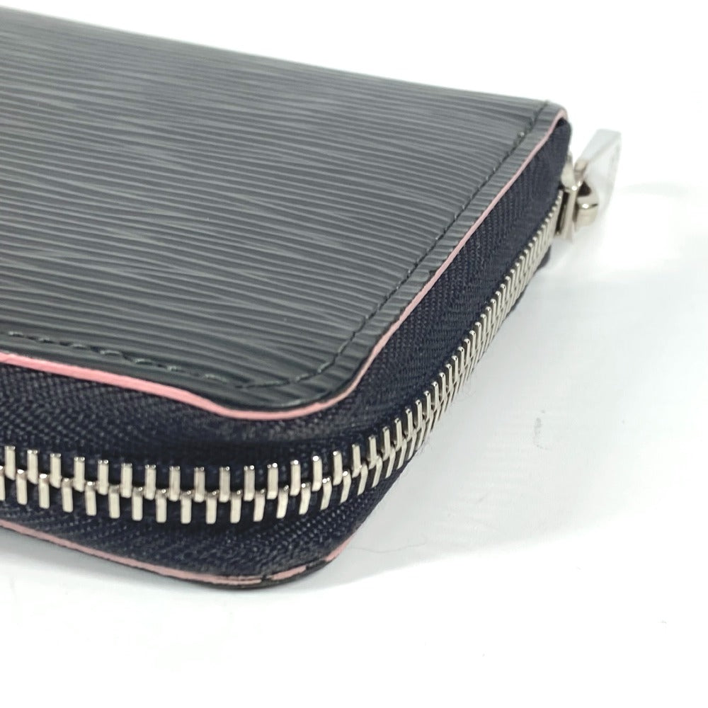 LOUIS VUITTON Long Wallet Purse M69386 Epi Leather gray Epi Zippy wallet unisex(Unisex) Used Authentic