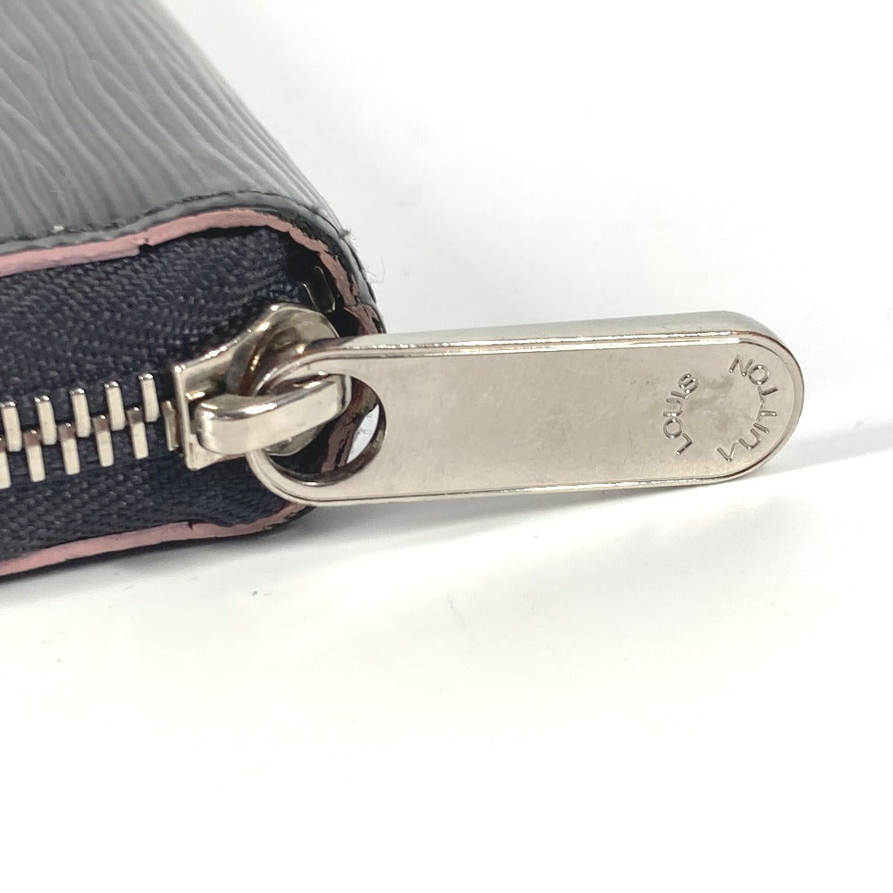 LOUIS VUITTON Long Wallet Purse M69386 Epi Leather gray Epi Zippy wallet unisex(Unisex) Used Authentic