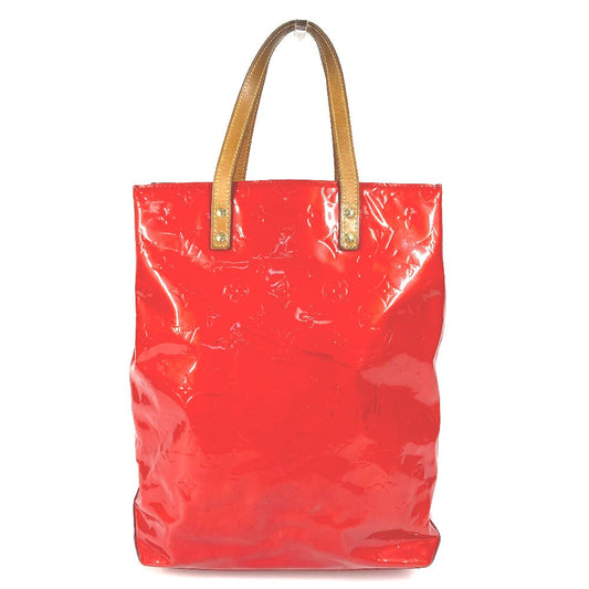LOUIS VUITTON Shoulder Bag M91086 Monogram Vernis Red Monogram Vernis Reed MM Women Used Authentic