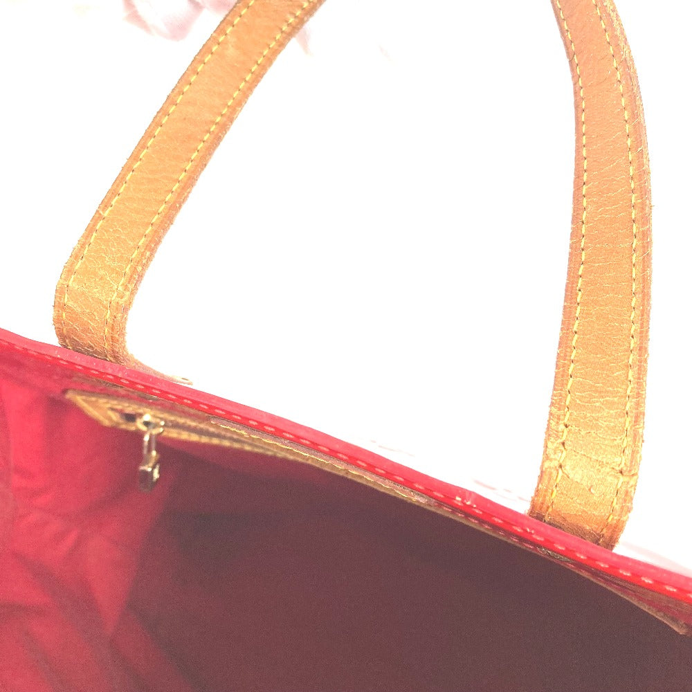 LOUIS VUITTON Shoulder Bag M91086 Monogram Vernis Red Monogram Vernis Reed MM Women Used Authentic