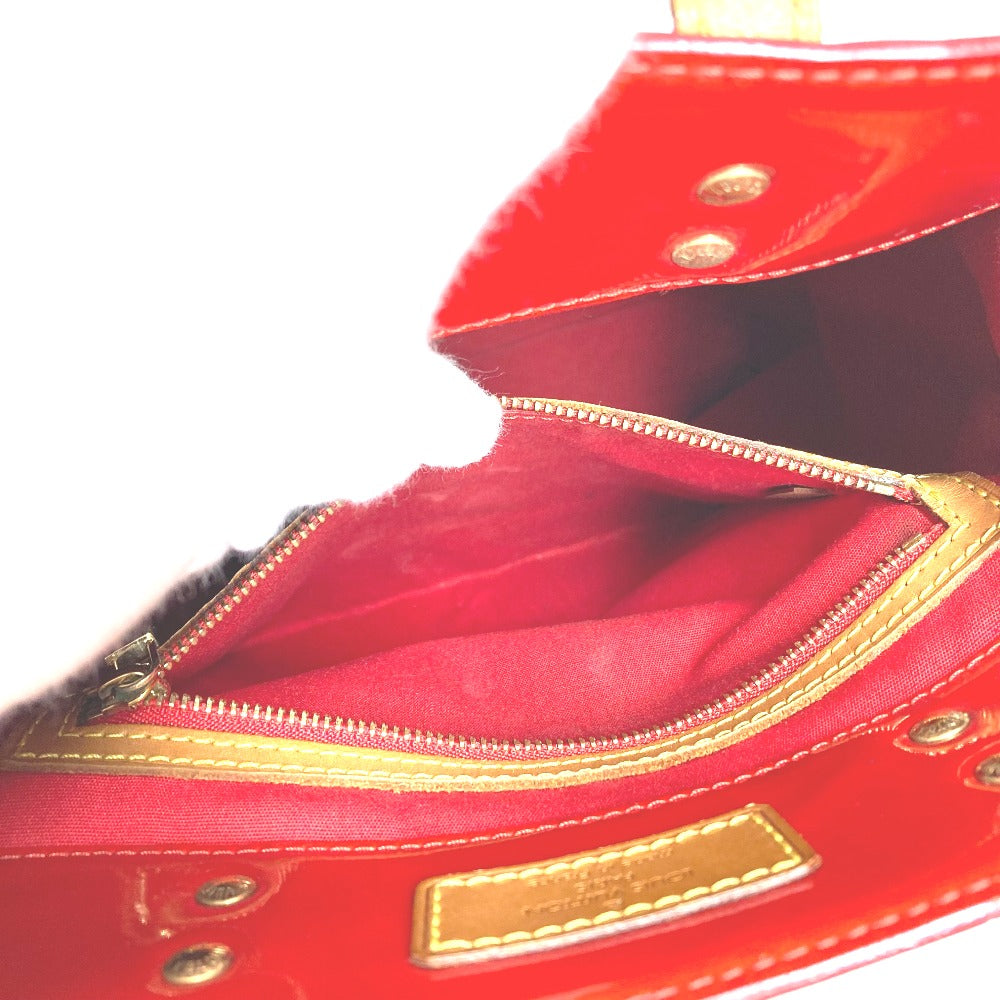LOUIS VUITTON Shoulder Bag M91086 Monogram Vernis Red Monogram Vernis Reed MM Women Used Authentic