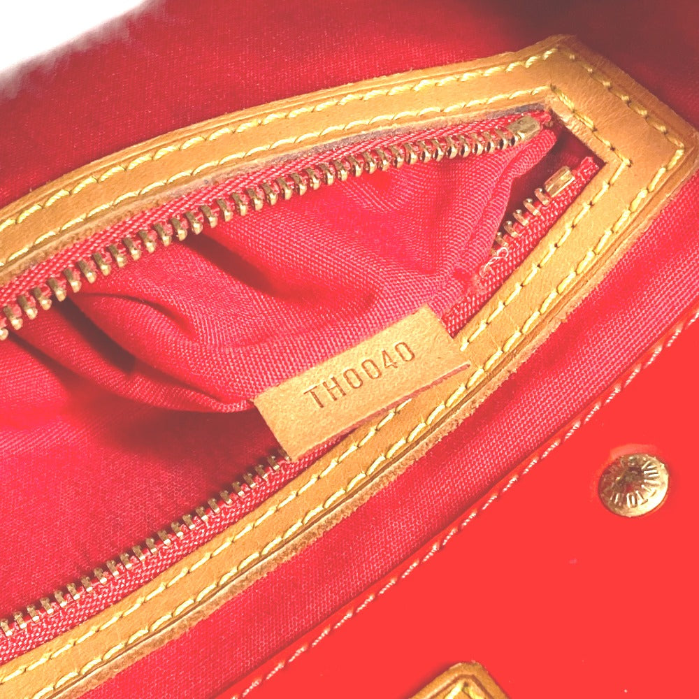 LOUIS VUITTON Shoulder Bag M91086 Monogram Vernis Red Monogram Vernis Reed MM Women Used Authentic
