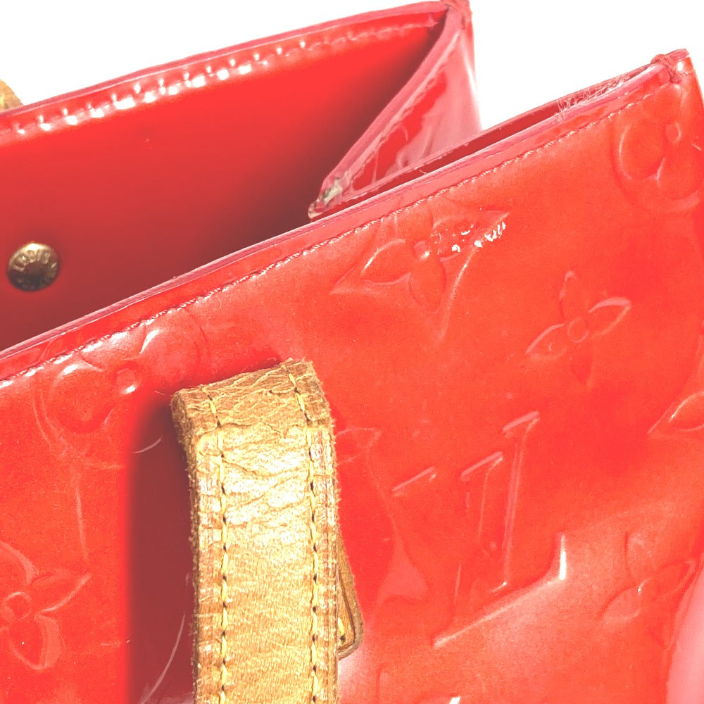 LOUIS VUITTON Shoulder Bag M91086 Monogram Vernis Red Monogram Vernis Reed MM Women Used Authentic
