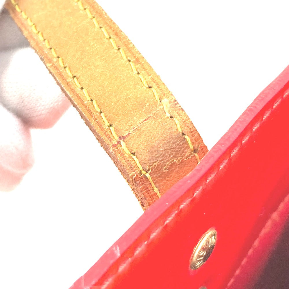 LOUIS VUITTON Shoulder Bag M91086 Monogram Vernis Red Monogram Vernis Reed MM Women Used Authentic