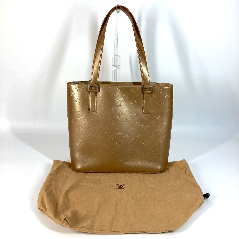 LOUIS VUITTON Shoulder Bag M55117 Monogram mat leather beige Monogram mat Stockton