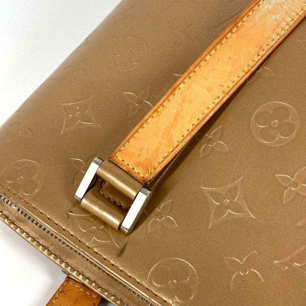 LOUIS VUITTON Shoulder Bag M55117 Monogram mat leather beige Monogram mat Stockton