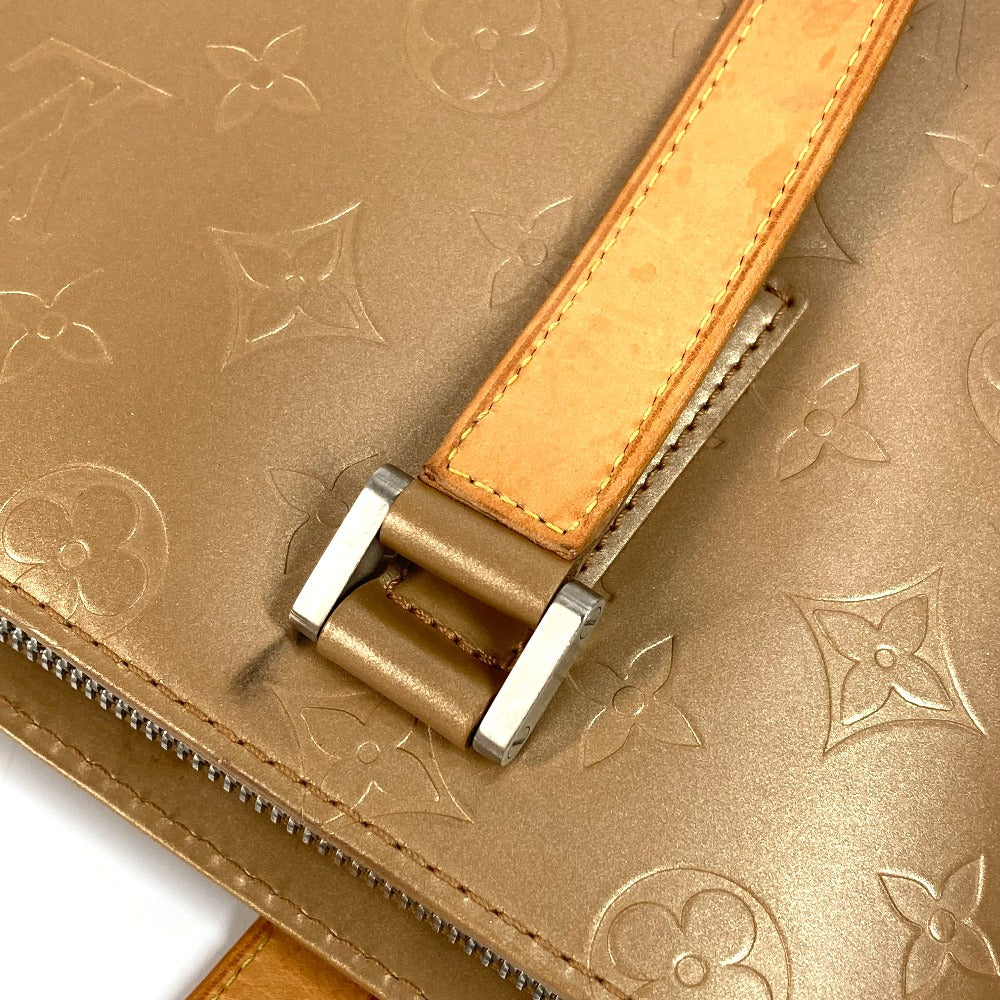 LOUIS VUITTON Shoulder Bag M55117 Monogram mat leather beige Monogram mat Stockton