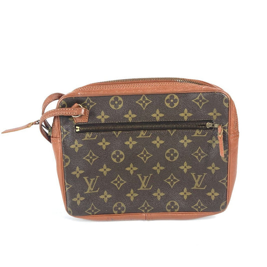 LOUIS VUITTON Clutch bag Monogram canvas Brown Monogram Saxophone unisex(Unisex) Used Authentic
