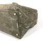 CHANEL Shoulder Bag Leather / suede green vintage CC COCO Mark Matelasse Quilting