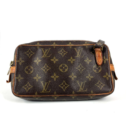 LOUIS VUITTON Shoulder Bag M51828 Monogram canvas Brown Monogram Marley Bandouliere Women Used Authentic