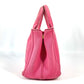 PRADA Handbag canvas pink Canapa Women Used Authentic