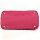 PRADA Handbag canvas pink Canapa Women Used Authentic