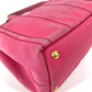 PRADA Handbag canvas pink Canapa Women Used Authentic
