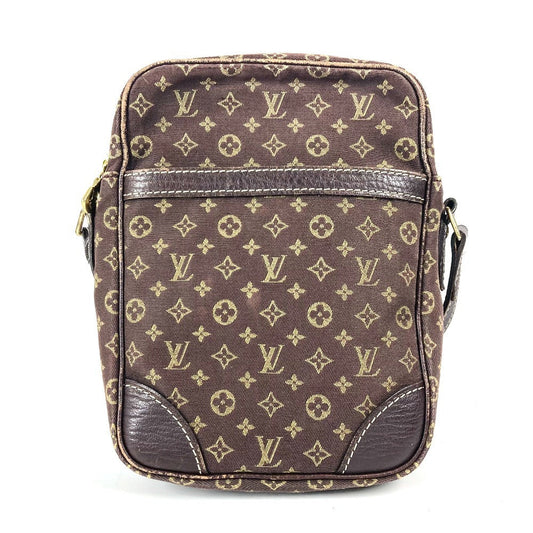 LOUIS VUITTON Shoulder Bag M95228 Monogram Mini-LinCanvas Brown Monogram mini run Danube