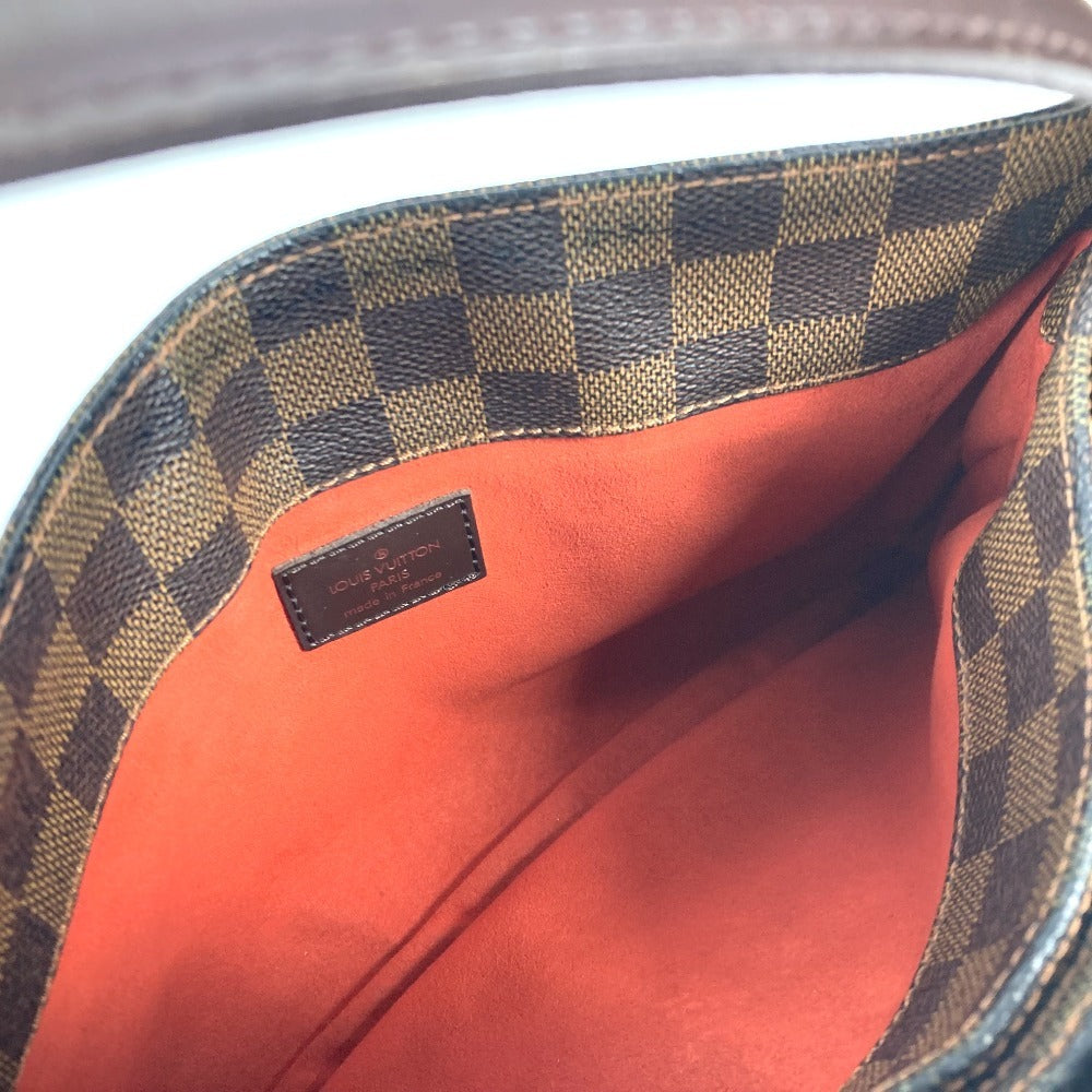 LOUIS VUITTON Shoulder Bag N51129 Damier canvas Brown Damier Aubagne Women Used Authentic