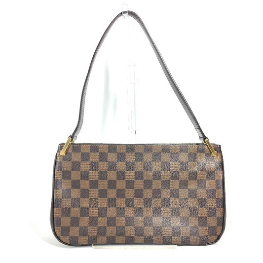 LOUIS VUITTON Shoulder Bag N51129 Damier canvas Brown Damier Aubagne Women Used Authentic
