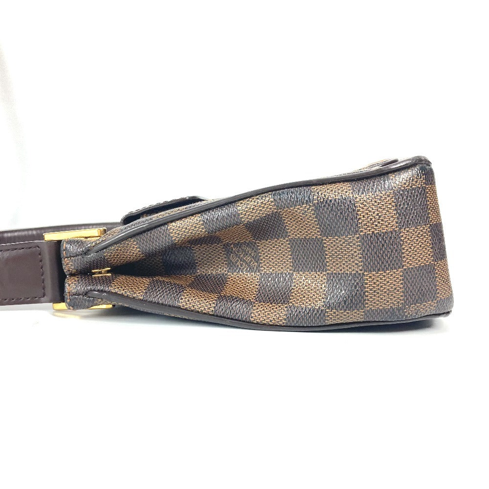 LOUIS VUITTON Shoulder Bag N51129 Damier canvas Brown Damier Aubagne Women Used Authentic