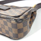 LOUIS VUITTON Shoulder Bag N51129 Damier canvas Brown Damier Aubagne Women Used Authentic