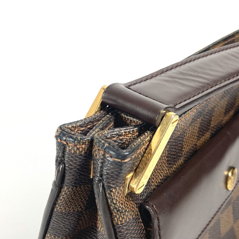 LOUIS VUITTON Shoulder Bag N51129 Damier canvas Brown Damier Aubagne Women Used Authentic