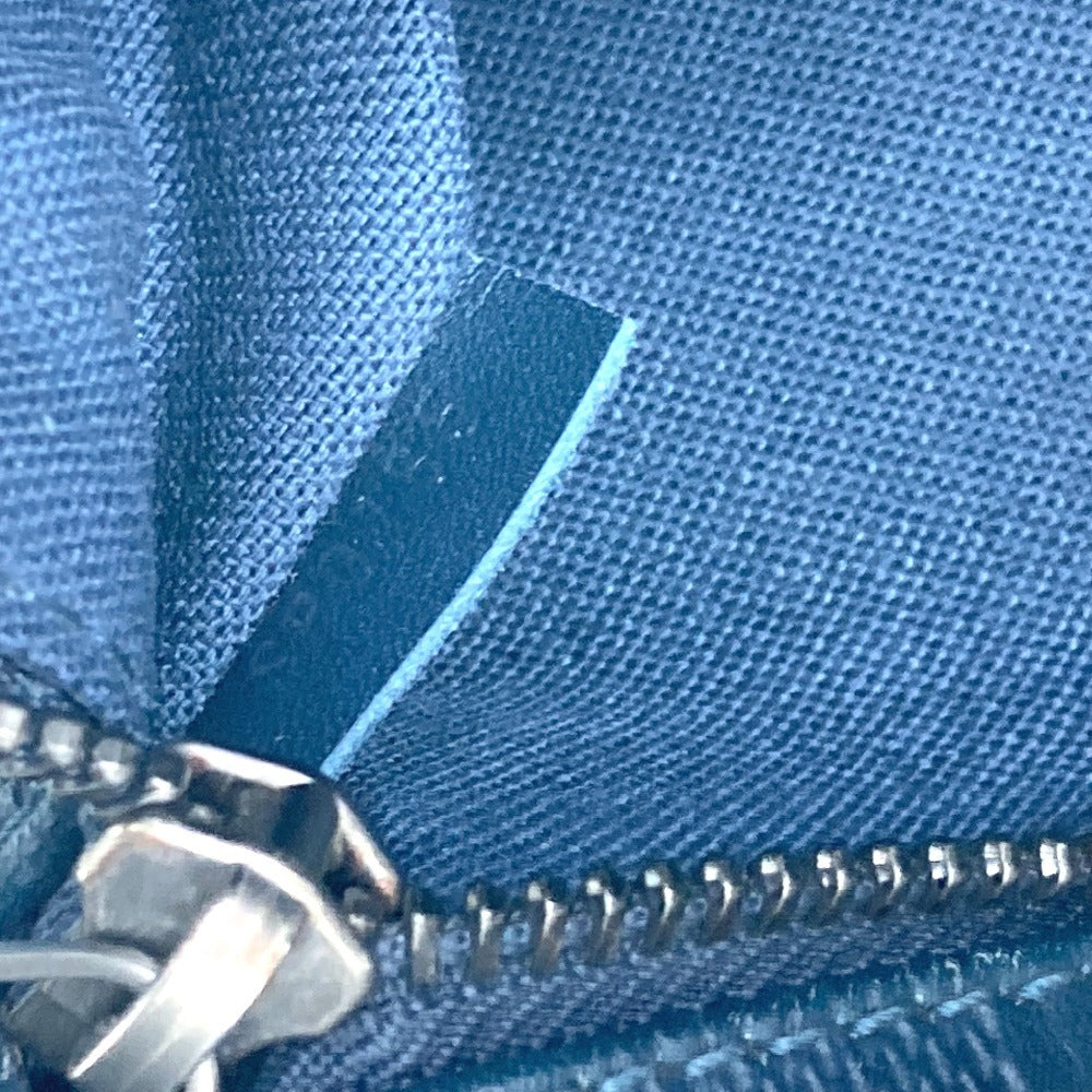 LOUIS VUITTON Shoulder Bag N41285 Damier Anfini Leather Navy Damier Anfini District PM unisex(Unisex) Used Authentic