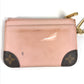 LOUIS VUITTON Coin case M63853 Patent leather pink Monogram Vernis Miroir Pochette cree