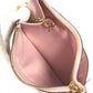 LOUIS VUITTON Coin case M63853 Patent leather pink Monogram Vernis Miroir Pochette cree