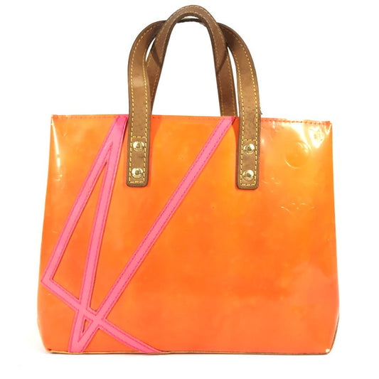 LOUIS VUITTON Handbag M91905 Monogram Vernis Orange Monogram Vernis Fluo Lead PM Women Used Authentic