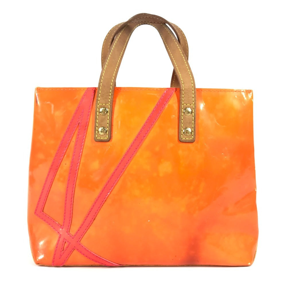 LOUIS VUITTON Handbag M91905 Monogram Vernis Orange Monogram Vernis Fluo Lead PM Women Used Authentic