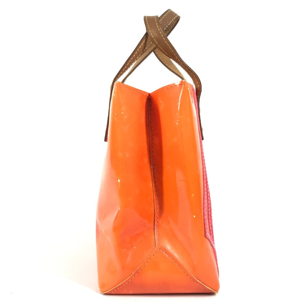 LOUIS VUITTON Handbag M91905 Monogram Vernis Orange Monogram Vernis Fluo Lead PM Women Used Authentic