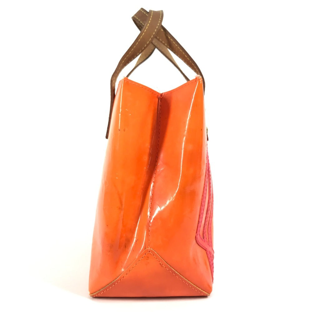LOUIS VUITTON Handbag M91905 Monogram Vernis Orange Monogram Vernis Fluo Lead PM Women Used Authentic