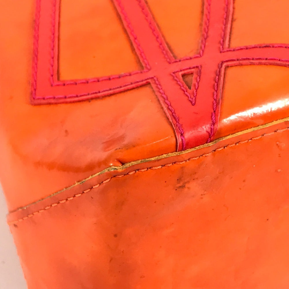 LOUIS VUITTON Handbag M91905 Monogram Vernis Orange Monogram Vernis Fluo Lead PM Women Used Authentic