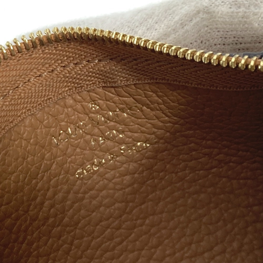 LOUIS VUITTON Coin case M81165 Monogram Ann Platt Leather beige Monogram Ann Platt Pochette cree