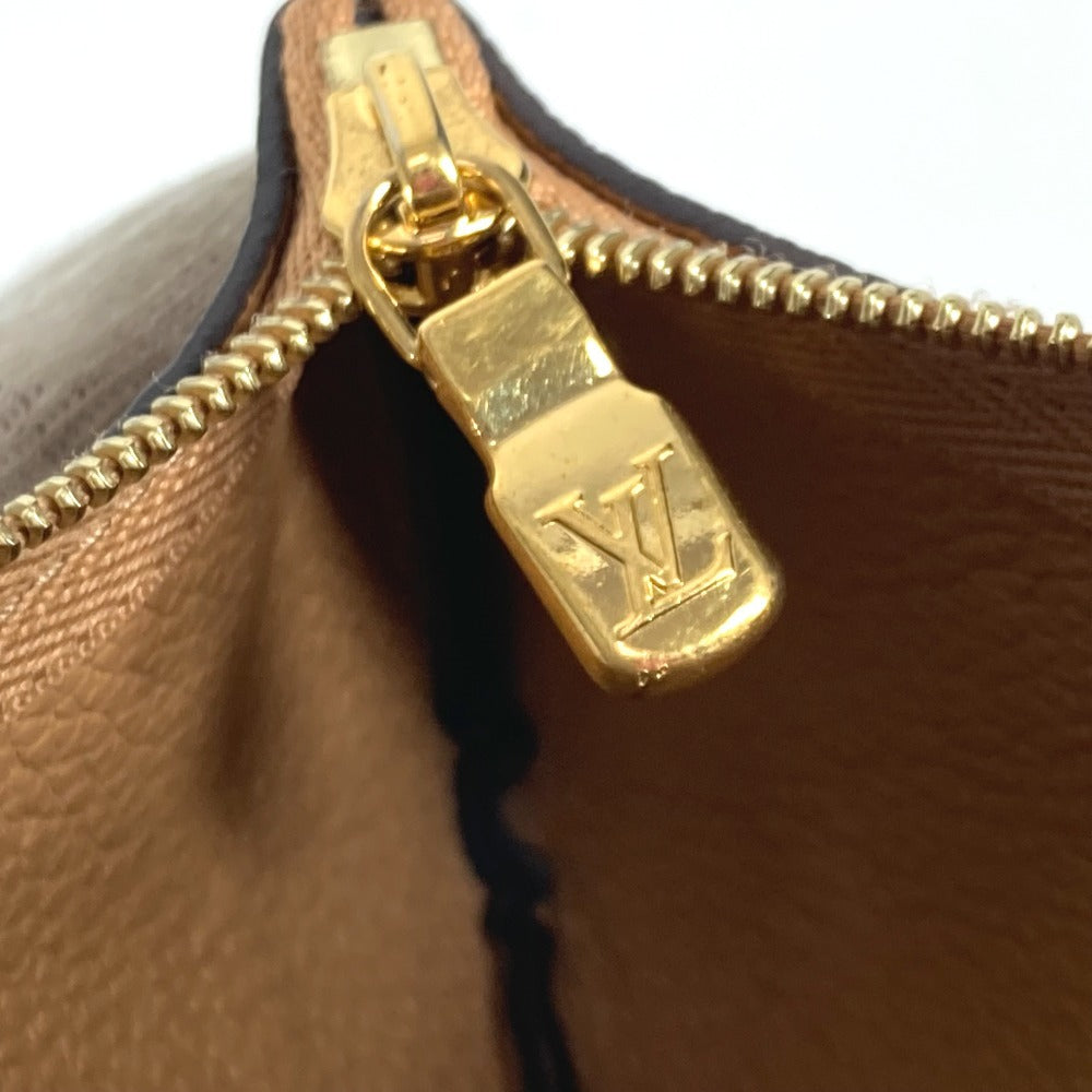 LOUIS VUITTON Coin case M81165 Monogram Ann Platt Leather beige Monogram Ann Platt Pochette cree