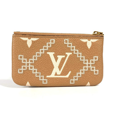LOUIS VUITTON Coin case M81165 Monogram Ann Platt Leather beige Monogram Ann Platt Pochette cree