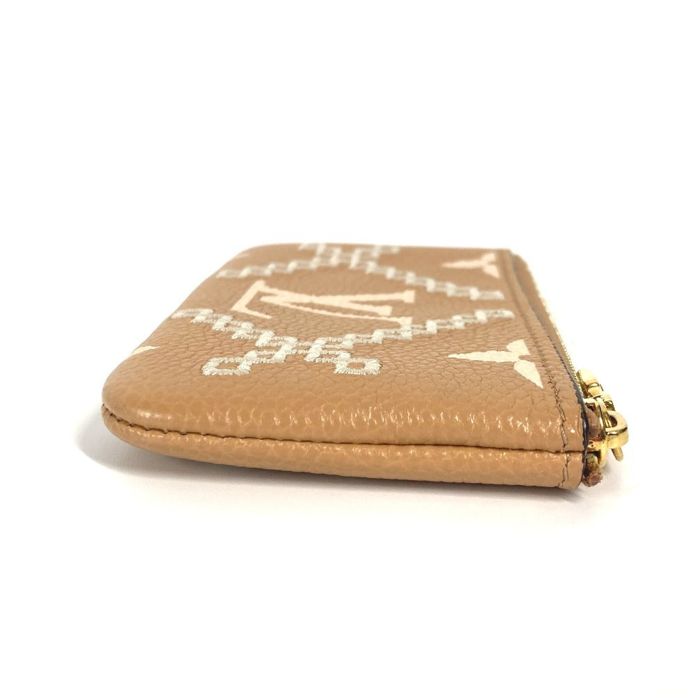 LOUIS VUITTON Coin case M81165 Monogram Ann Platt Leather beige Monogram Ann Platt Pochette cree