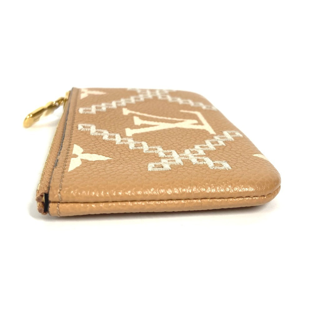 LOUIS VUITTON Coin case M81165 Monogram Ann Platt Leather beige Monogram Ann Platt Pochette cree